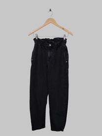 מכנס ג'ינס שחור ZARA | מידה XS