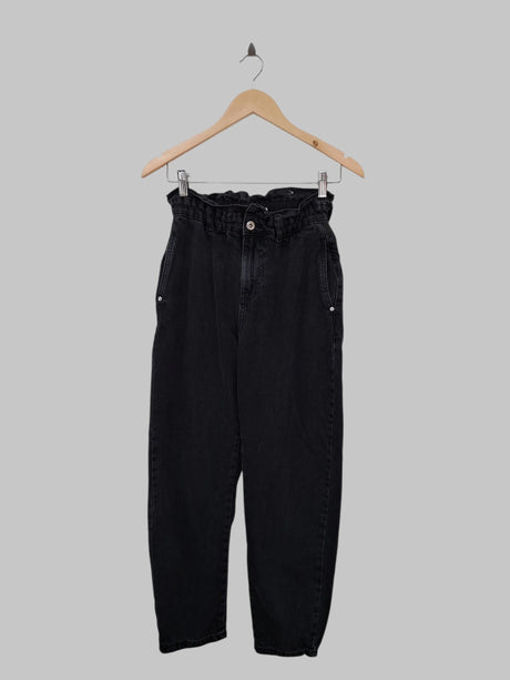 מכנס ג'ינס שחור ZARA | מידה XS