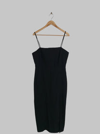 שמלת מקסי שחורה ZARA | מידה XL