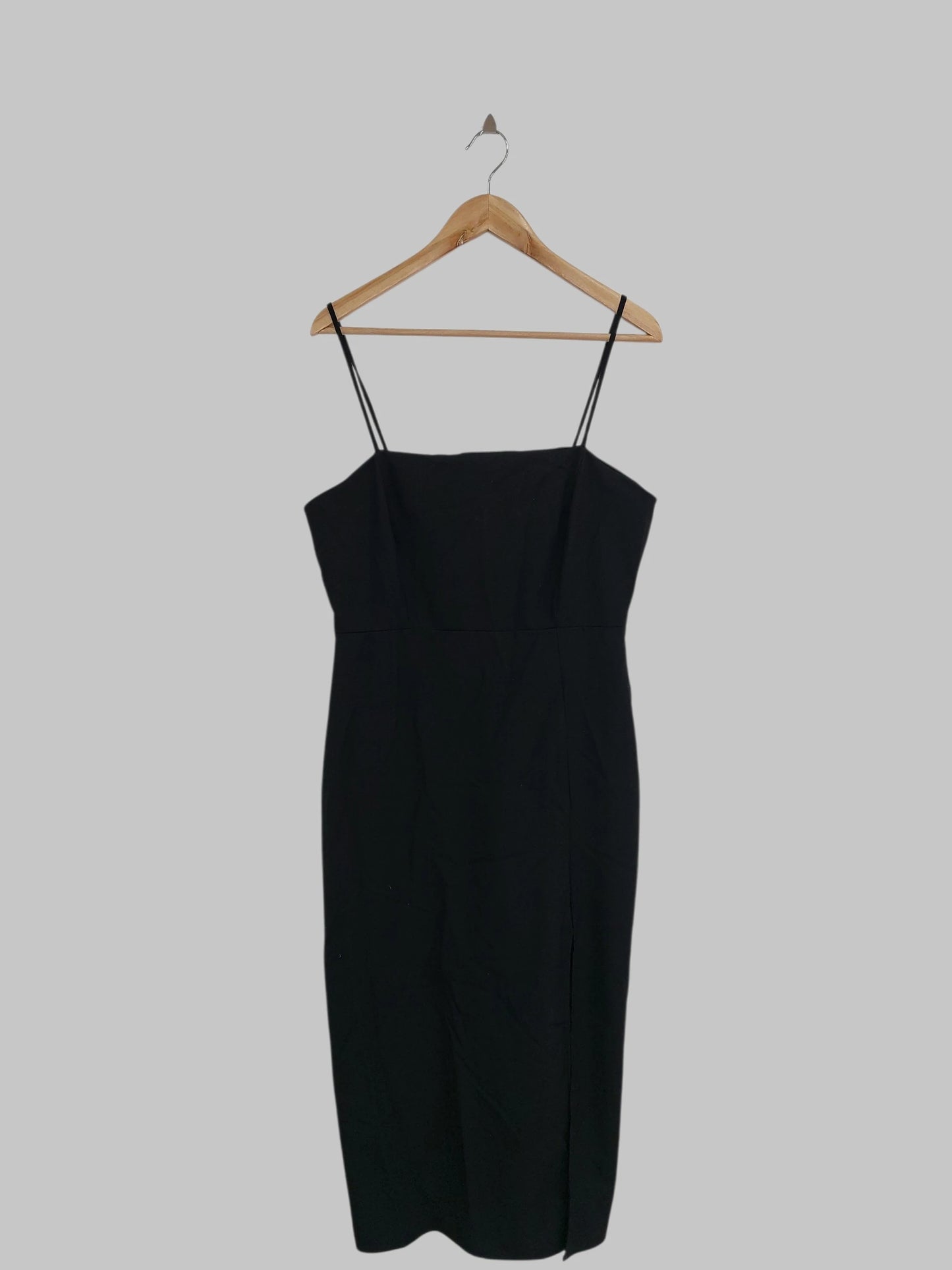 שמלת מקסי שחורה ZARA | מידה XL