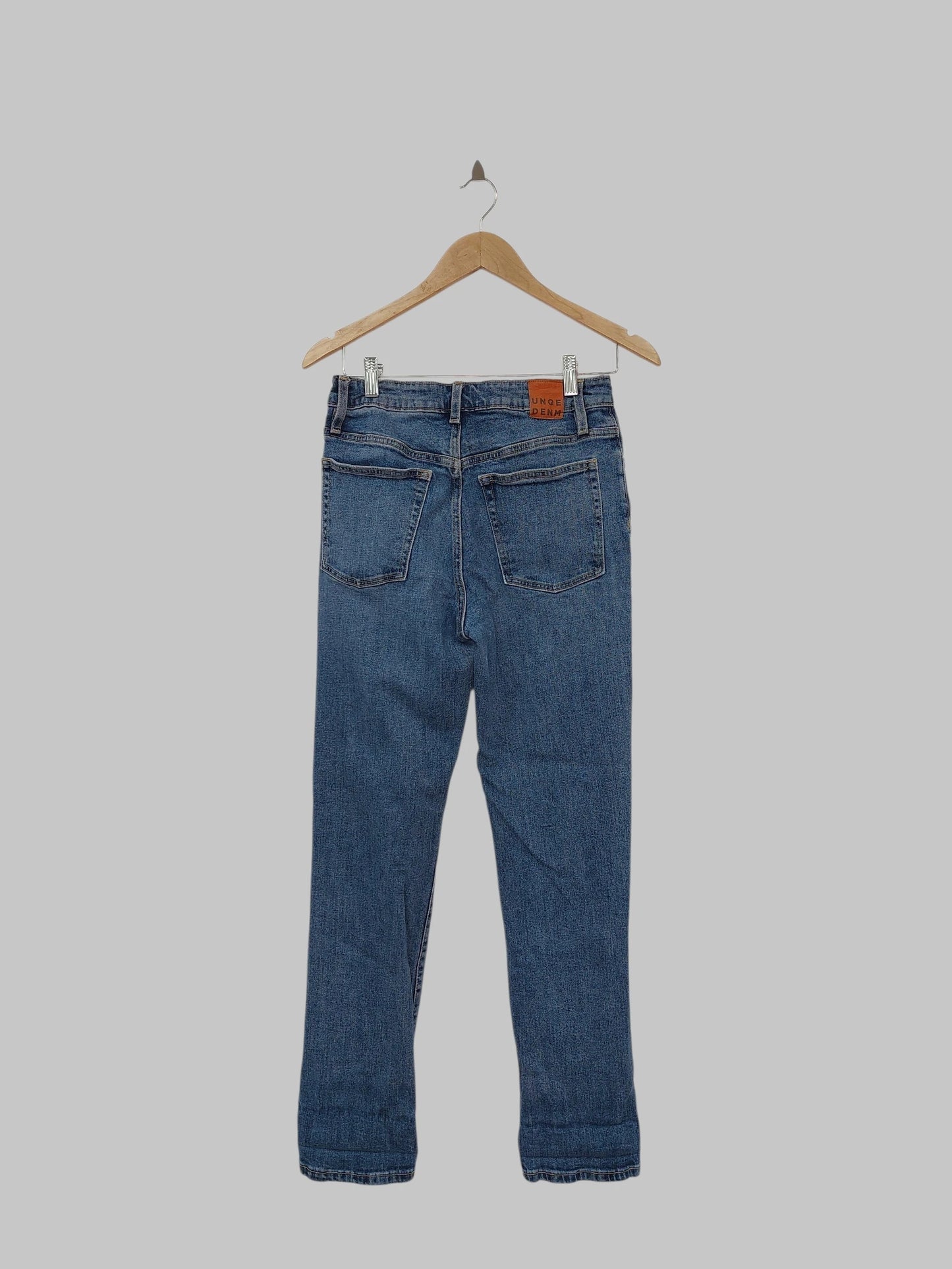 מכנס ג'ינס ארוך כחול HIGH WAIST SLIM | מידה M