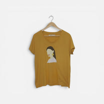 חולצת TSHIRT בצבע חרדל | מידה M