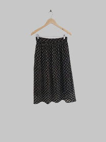חצאית מידי שחור לבן הדפסים ZARA | מידה XS