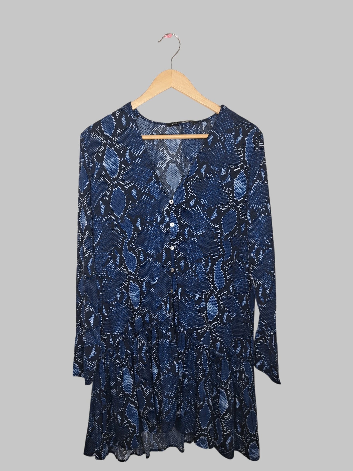 שמלת מידי הדפסים ZARA | מידה M