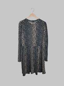 שמלת מידי הדפסים ZARA | מידה M