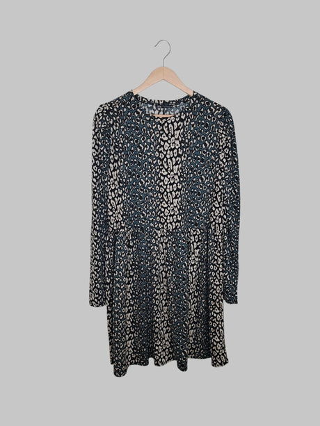 שמלת מידי הדפסים ZARA | מידה M