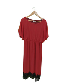 שמלת מקסי אדומה | מידה XL