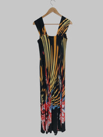 שמלת מקסי צבעונית GOLBARY | מידה 42