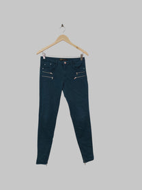 מכנס ג'ינס ירוק ZARA | מידה S
