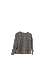 חולצה שרוול ארוך משובצת של MANGO | מידה M