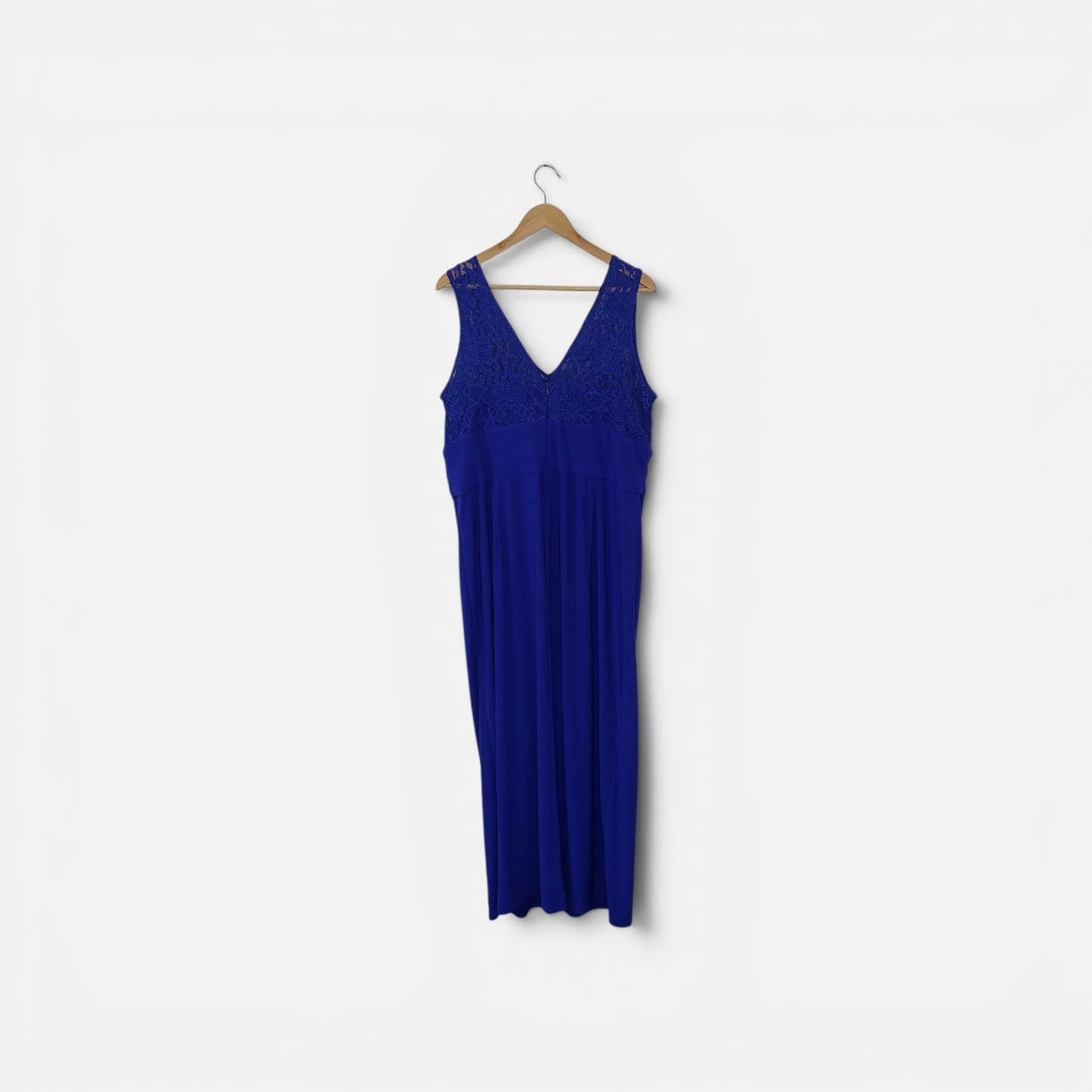 שמלה ארוכה בצבע כחול | מידה XXL