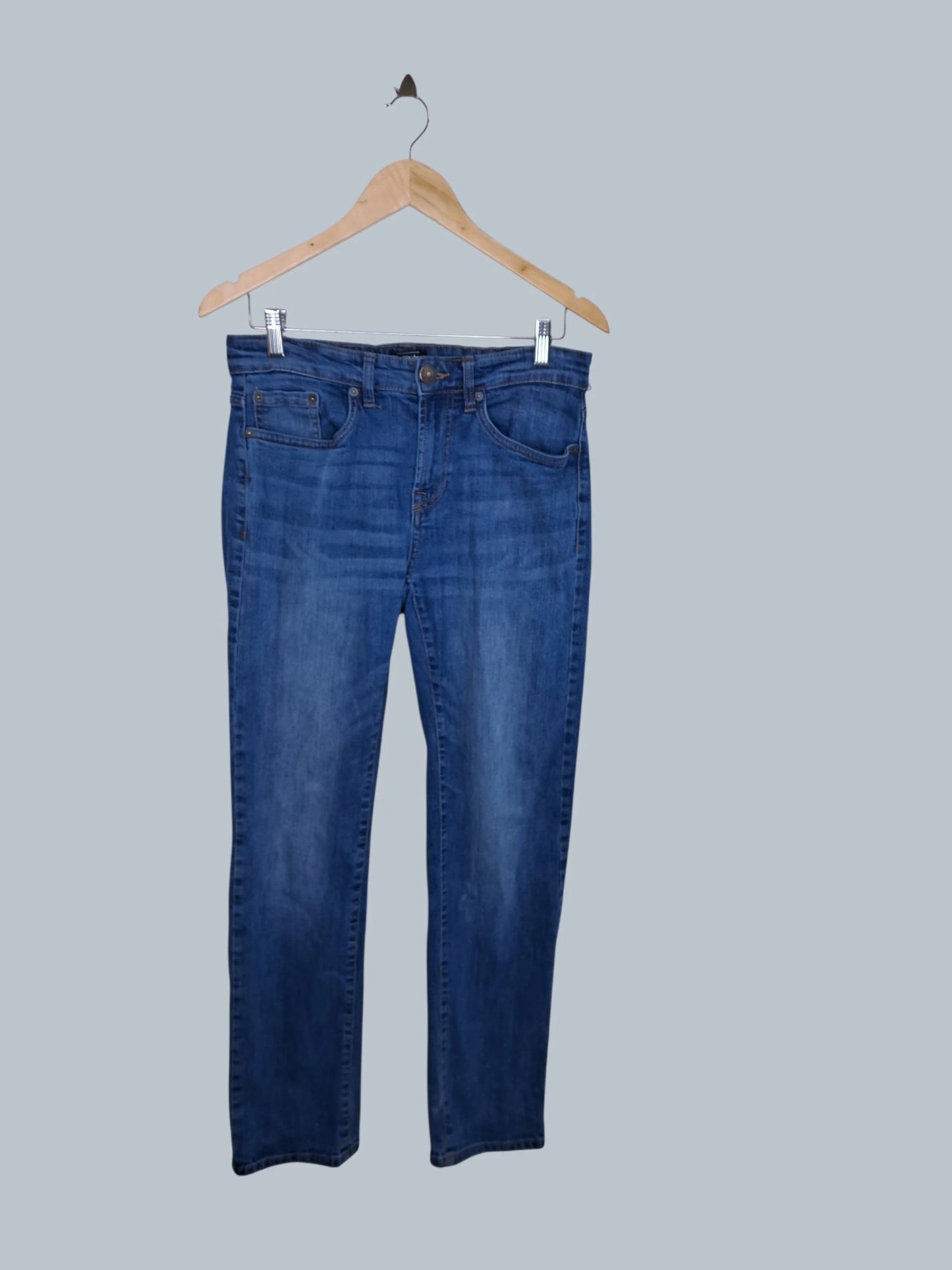 חצאית ג'ינס מידי כחולה H&M | מידה XL
