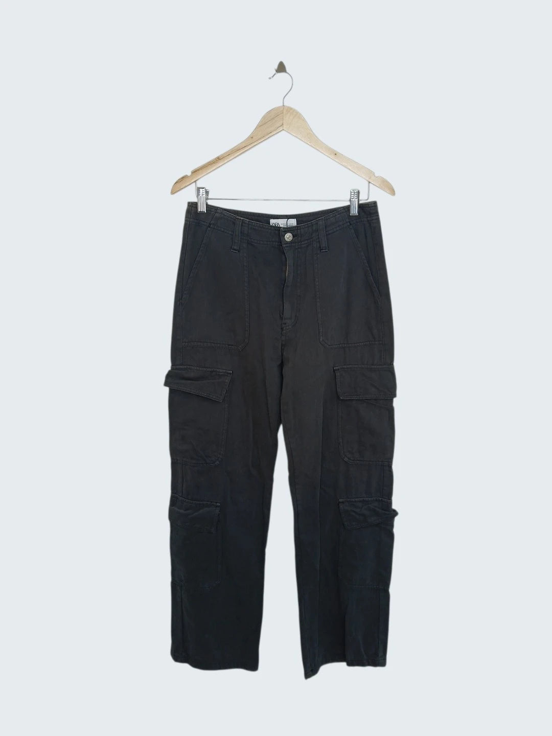 מכנס שחור דוגמת דגמ"ח ZARA | מידה M