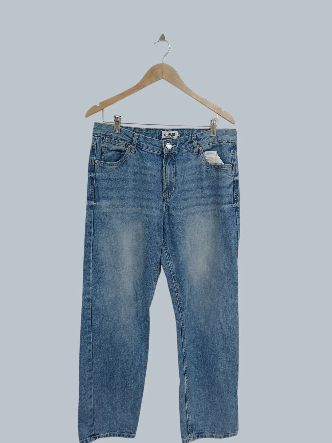 מכנס ג'ינס כחול refuge denim STRAIGHT | מידה XL