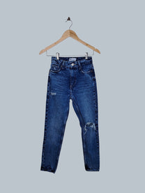 מכנס ג'ינס כחול ZARA | מידה XS