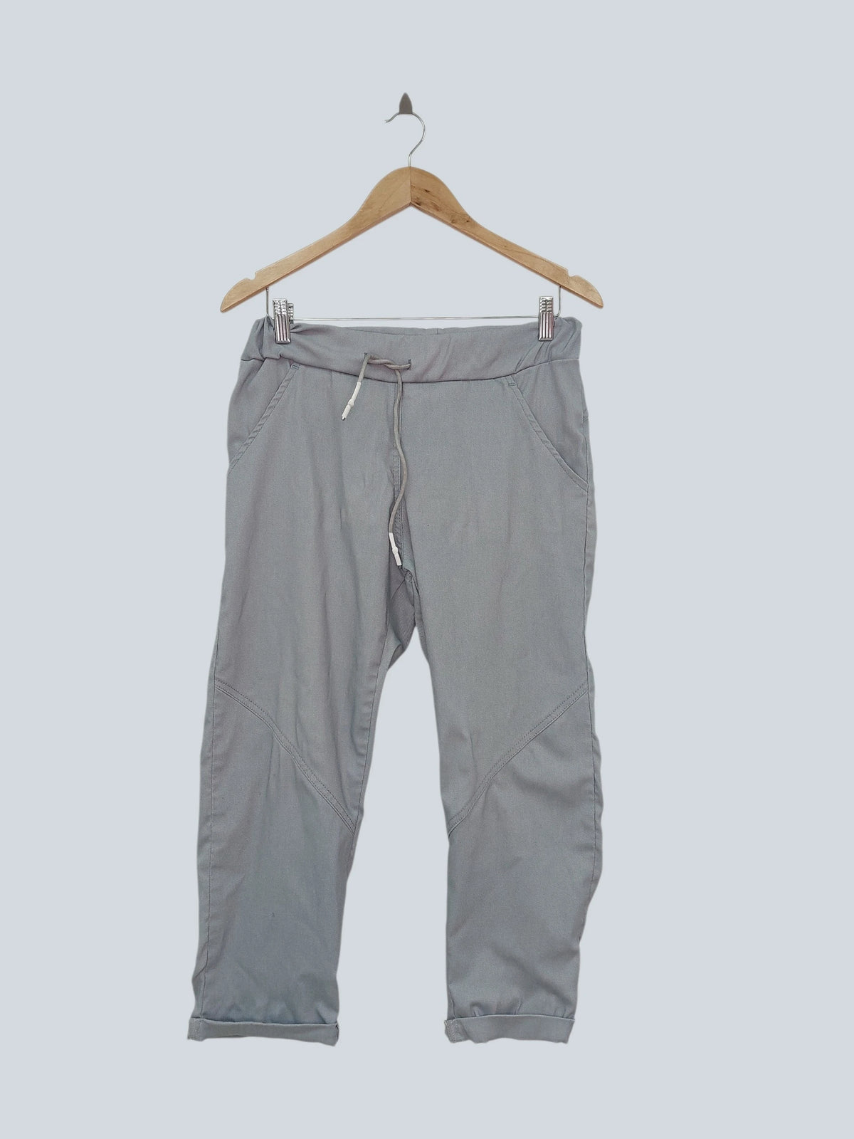 מכנסיים ארוכים אפורים COTTON | מידה S