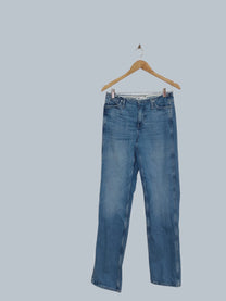 מכנס ג'ינס ארוך תכלת ZARA | מידה S