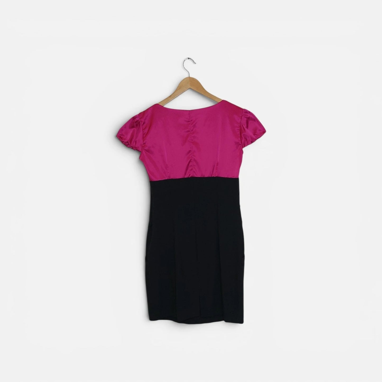 שמלת מידי, צבע שחור וורוד | מידה XL