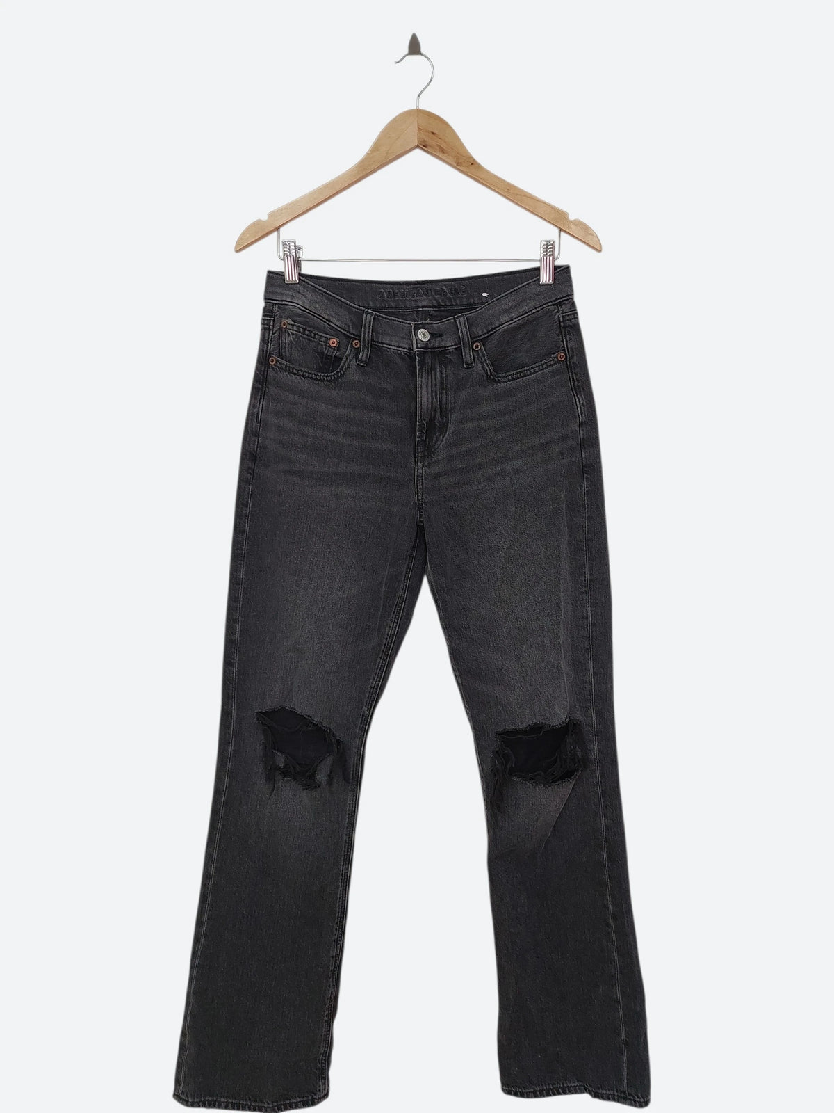 מכנס ג'ינס שחור AMERICAN EAGLE | מידה XL