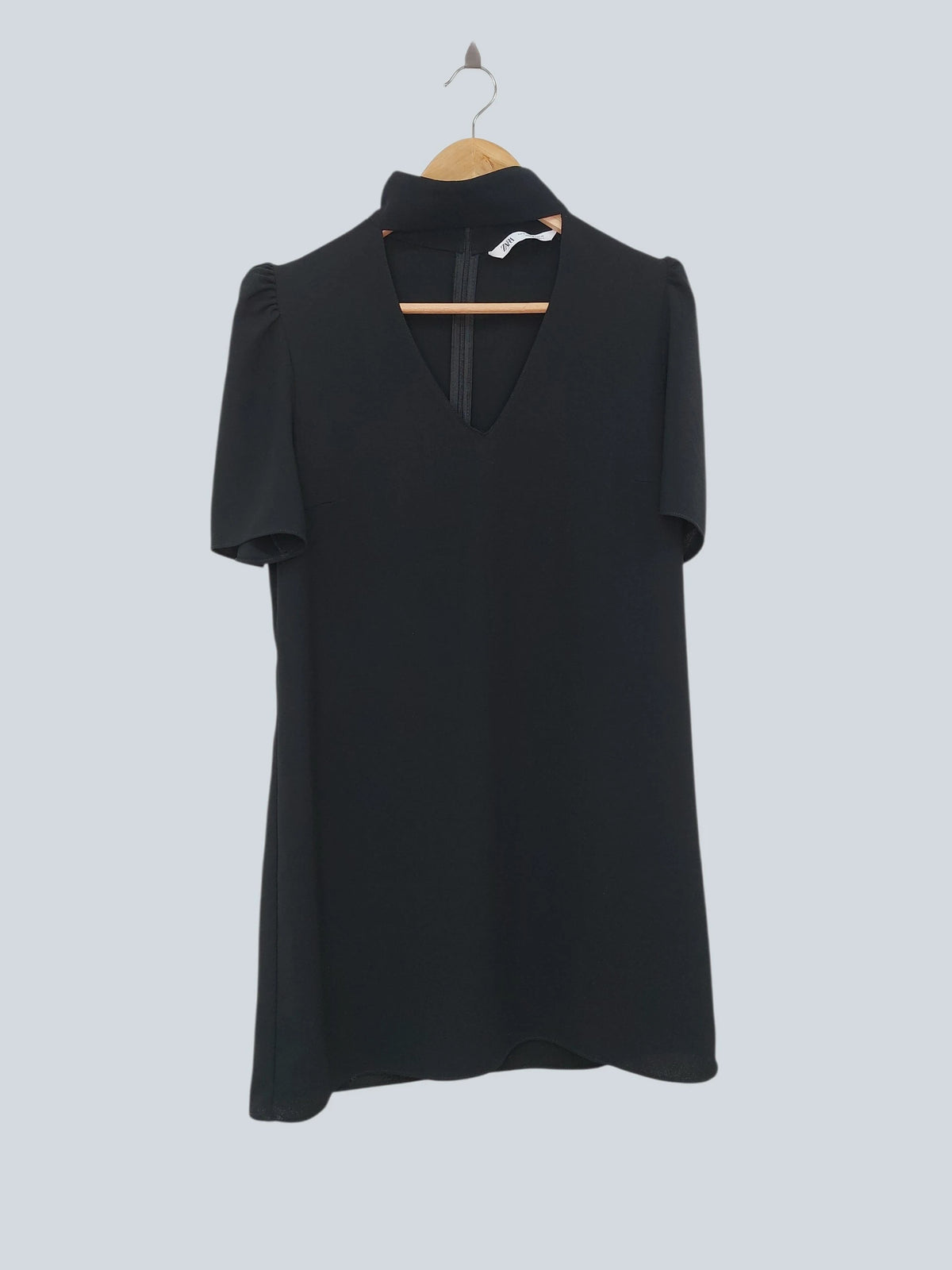 שמלה מידי שחורה ZARA | מידה M
