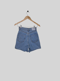 מכנס ג'ינס קצר תכלת ZARA | מידה XS