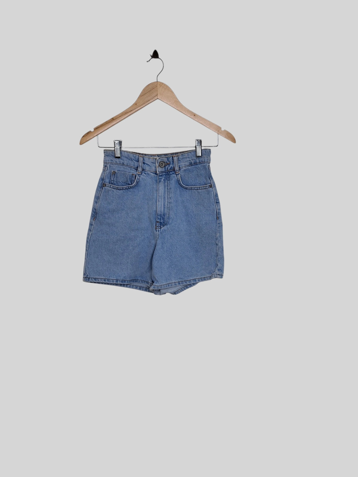מכנס ג'ינס קצר תכלת ZARA | מידה XS
