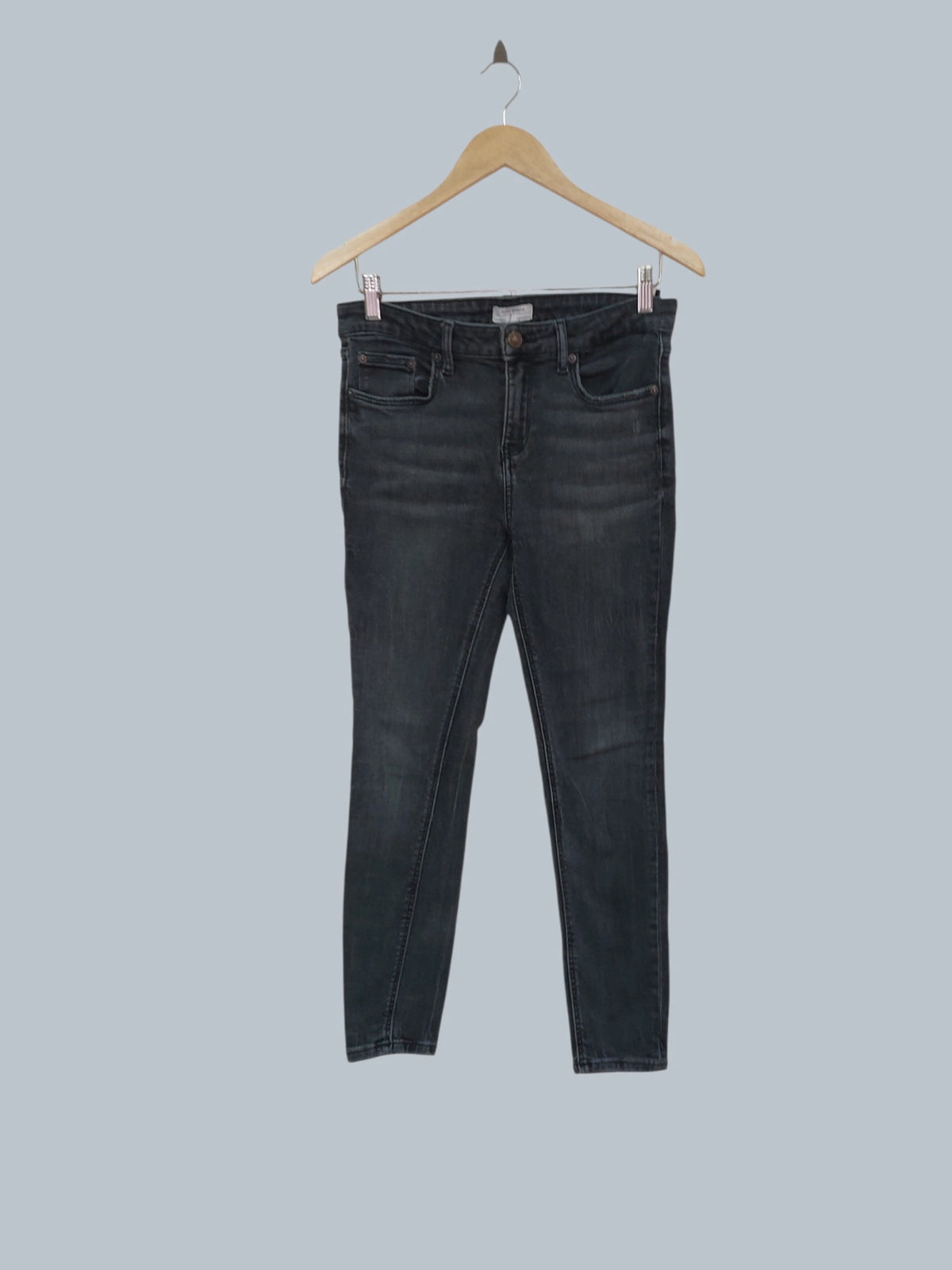 מכנס ג'ינס שחור ZARA | מידה M