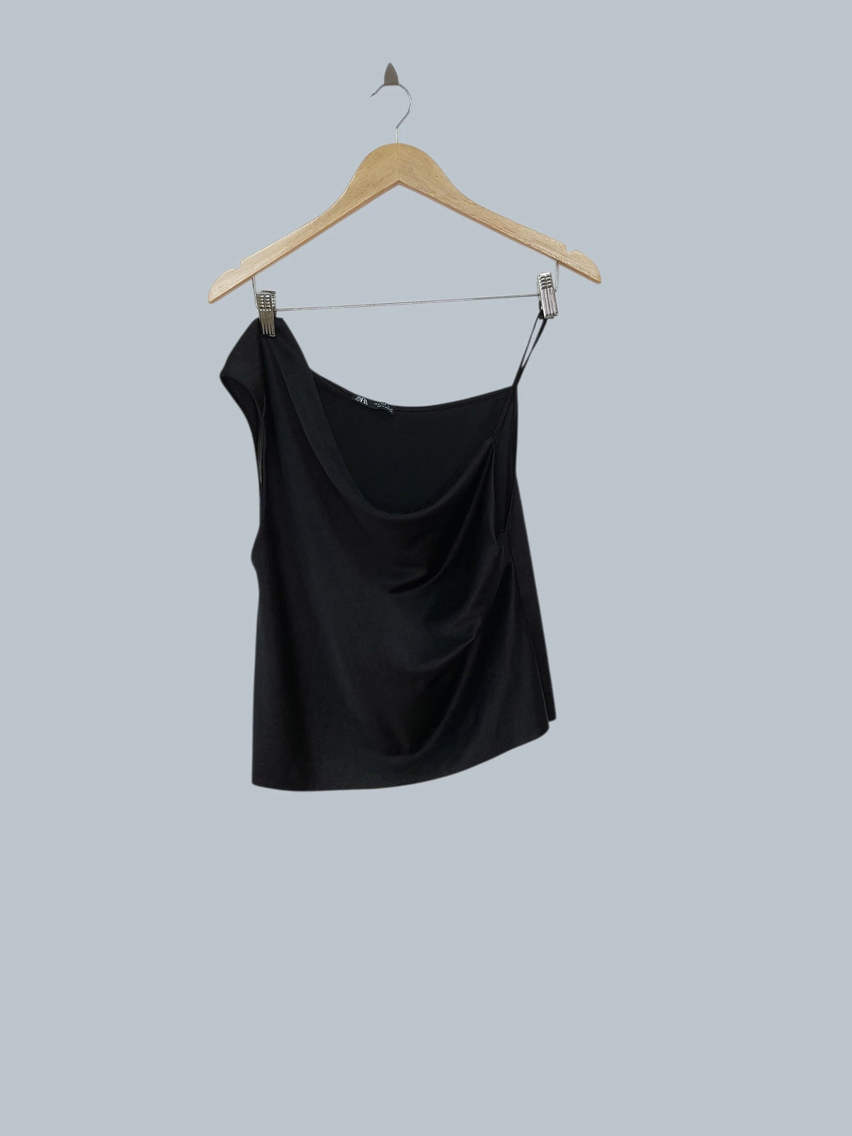 גופייה שחורה ZARA | מידה S
