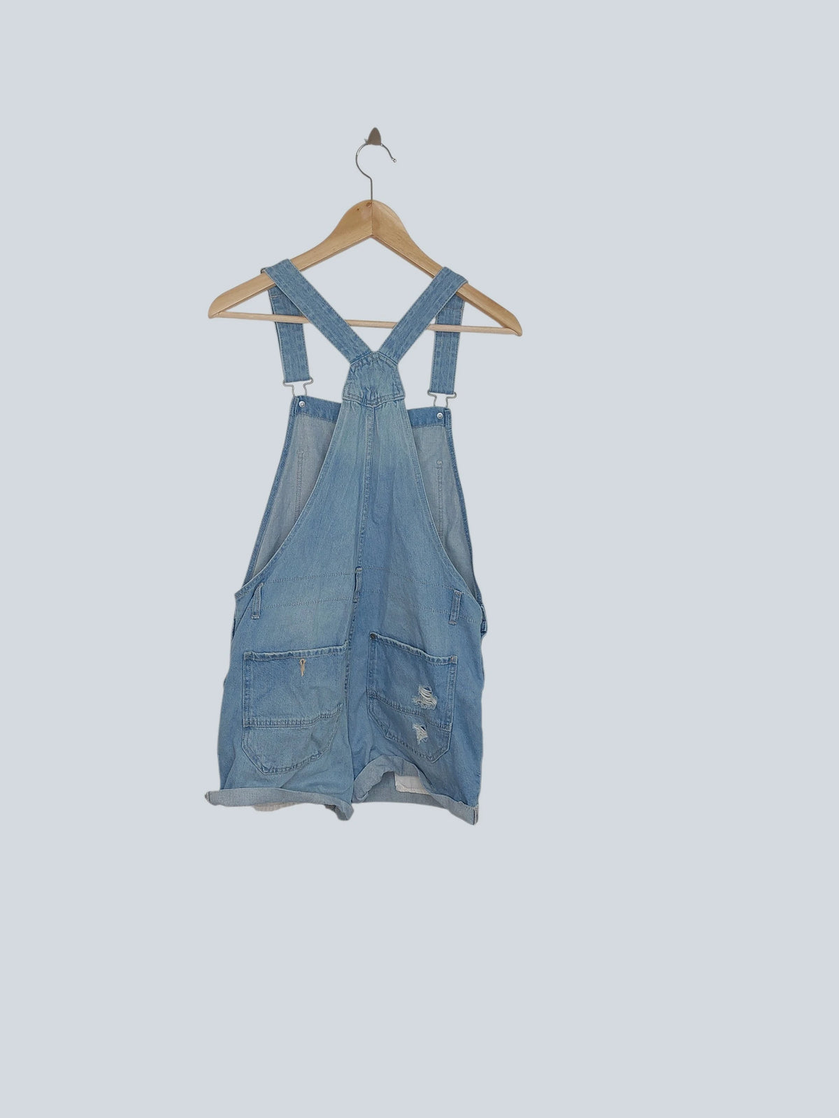 אוברול ג'ינס קצר תכלת DENIM | מידה M